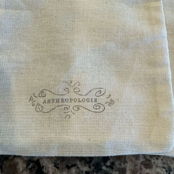 New Anthropologie Linen Cotton Drawstring Pouch Dustbags/Giftbags x6 - Picture 7 of 7
